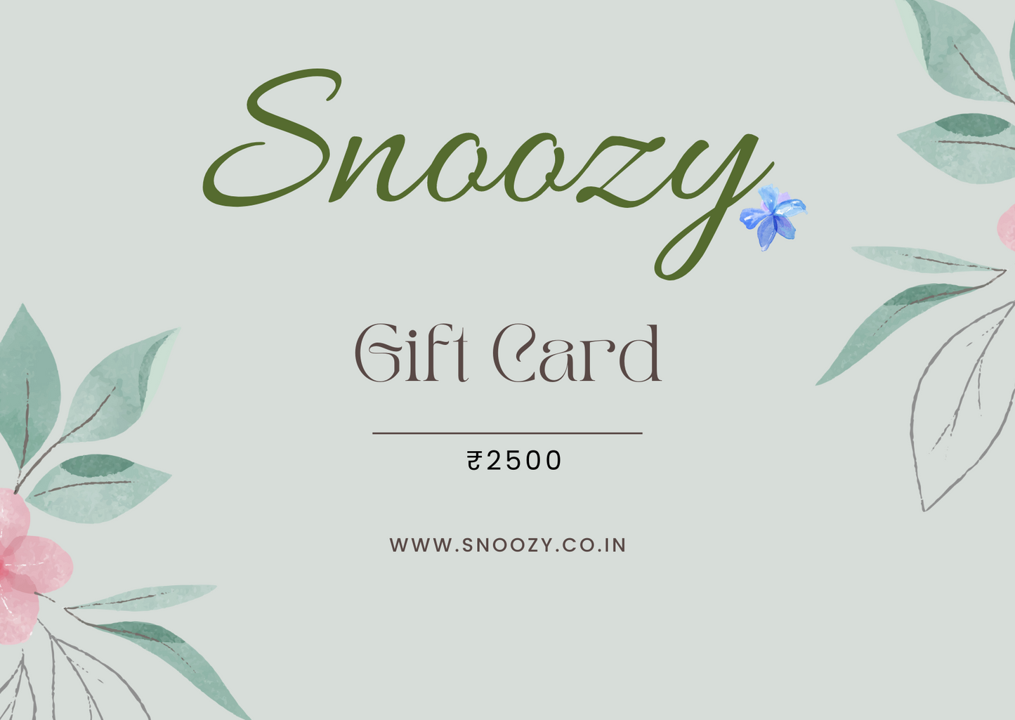 Snoozy Gift Card